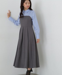 N.(N. Natural Beauty Basic) | シャツビスチェドッキングワンピース(ワンピース)