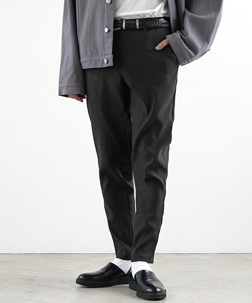 MinoriTY（マイノリティ）の「【MinoriTY】ツイルテーラードジャケットセットアップ テーパードパンツ アンクルパンツ メンズ（セットアップ・メンズ・その他2/その他1/グリーン系その他/ストライプ/チェック/パープル系その他/ブラック系その他/ラベンダー/グリーン/ブラック・M/L/S）」の13枚目の写真