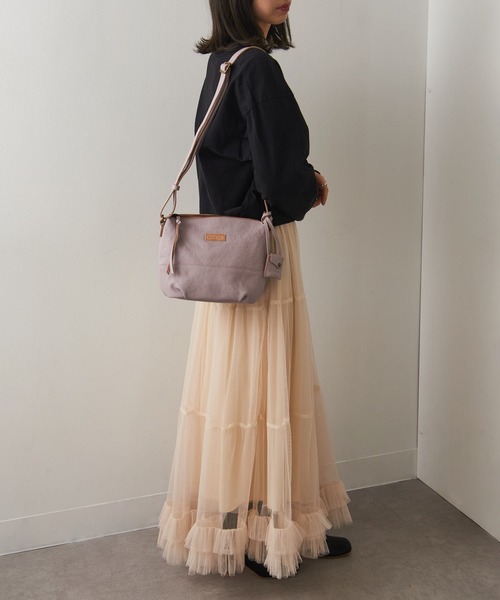 toleur（トーラ）の「【toleur】カウレザーショルダー 11966（ショルダーバッグ・レディース・ブラック/グレイッシュベージュ/キャメル/オリーブ/パープル・FREE）」の20枚目の写真