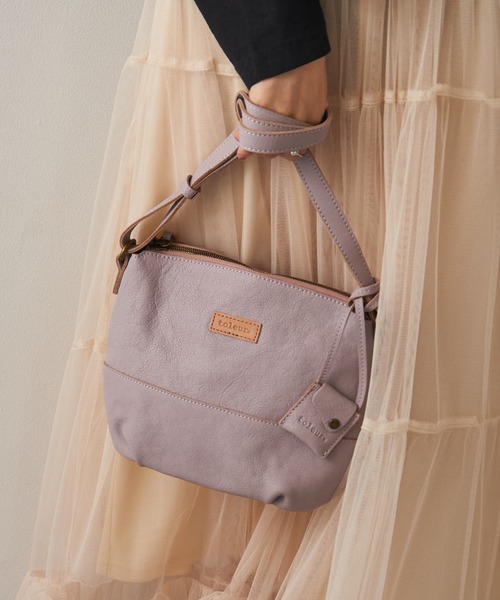 toleur（トーラ）の「【toleur】カウレザーショルダー 11966（ショルダーバッグ・レディース・ブラック/グレイッシュベージュ/キャメル/オリーブ/パープル・FREE）」の17枚目の写真