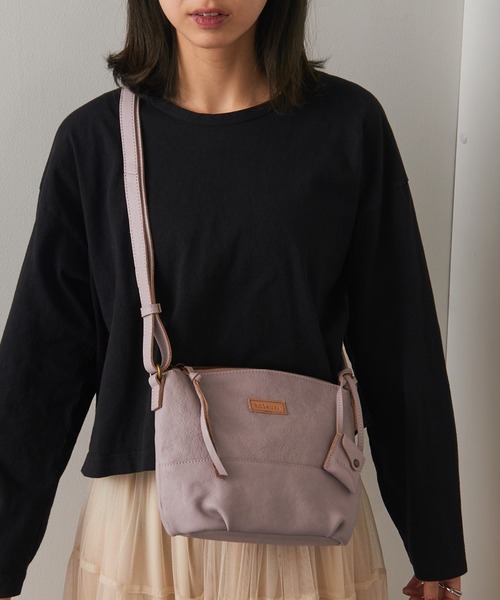 toleur（トーラ）の「【toleur】カウレザーショルダー 11966（ショルダーバッグ・レディース・ブラック/グレイッシュベージュ/キャメル/オリーブ/パープル・FREE）」の15枚目の写真