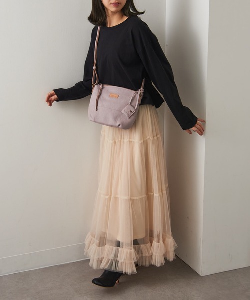 toleur（トーラ）の「【toleur】カウレザーショルダー 11966（ショルダーバッグ・レディース・ブラック/グレイッシュベージュ/キャメル/オリーブ/パープル・FREE）」の19枚目の写真