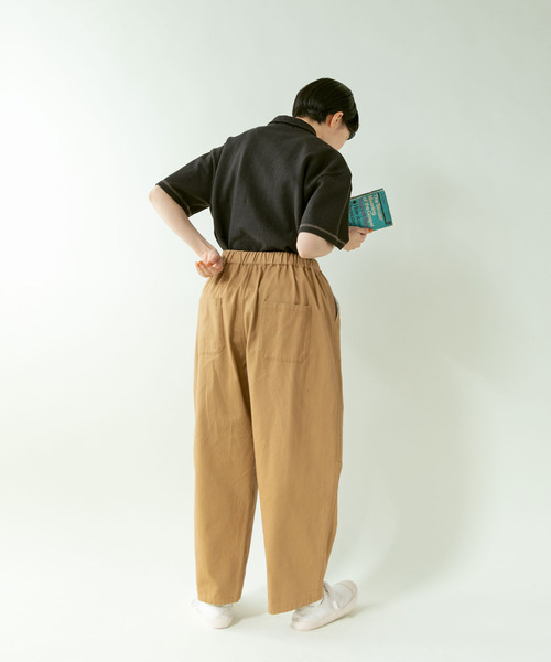 PAR ICI（パーリッシィ）の「アメリカンドライカノコ 配色ステッチポロシャツ（ポロシャツ・レディース・ブラック/アイボリー・FREE）」の17枚目の写真