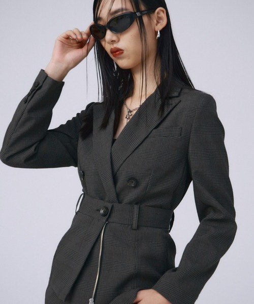 セール】CORSET LAYERED JACKET/コルセットレイヤードジャケット