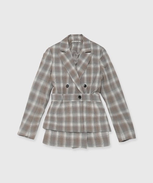 セール】CORSET LAYERED JACKET/コルセットレイヤードジャケット