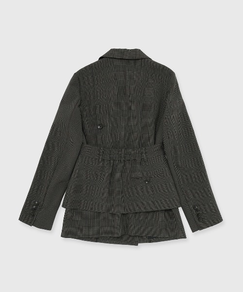 レイヤードデザインテーラードジャケット GRANCY】Reverse LayeredDesign TailoredJacket / リバース