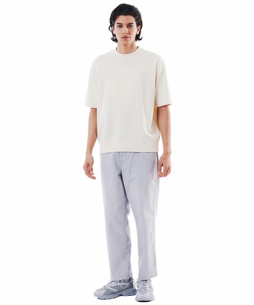 人気！【LACOSTE】ワイドテーパードカラーデニムパンツ ワイドテーパードカラーデニムパンツ HH003J - ラコステ