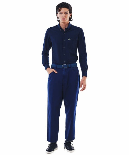 LACOSTE（ラコステ）の「11.5oz ワイドテーパードカラーデニムパンツ（デニムパンツ・メンズ・ライトグレー/ネイビー/グリーン・38/42/46）」の13枚目の写真