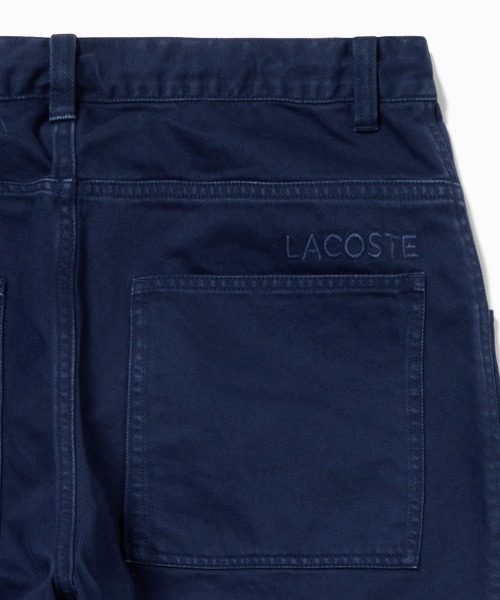 LACOSTE（ラコステ）の「11.5oz ワイドテーパードカラーデニムパンツ（デニムパンツ・メンズ・ライトグレー/ネイビー/グリーン・38/42/46）」の20枚目の写真