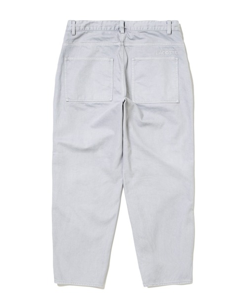 LACOSTE（ラコステ）の「11.5oz ワイドテーパードカラーデニムパンツ（デニムパンツ・メンズ・ライトグレー/ネイビー/グリーン・38/42/46）」の8枚目の写真