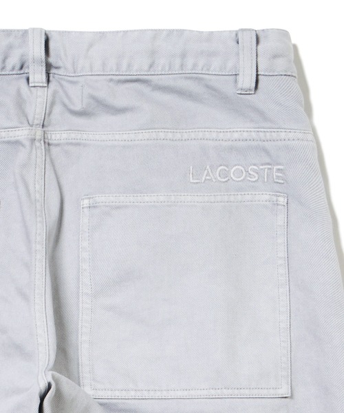 LACOSTE（ラコステ）の「11.5oz ワイドテーパードカラーデニムパンツ（デニムパンツ・メンズ・ライトグレー/ネイビー/グリーン・38/42/46）」の11枚目の写真