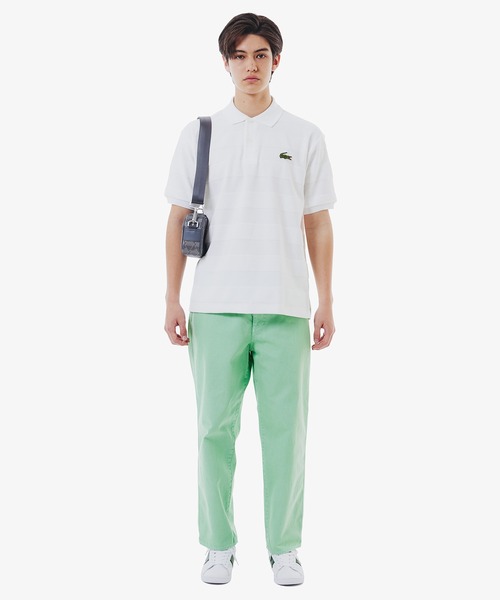 LACOSTE（ラコステ）の「11.5oz ワイドテーパードカラーデニムパンツ（デニムパンツ・メンズ・ライトグレー/ネイビー/グリーン・38/42/46）」の22枚目の写真