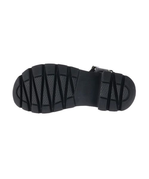 CALNAMUR（カルナムール）の「BIJOU RING GYATHER SPORTS SANDALS/ビジューリングギャザースポーツサンダル（サンダル・レディース・ブラック/ホワイト・SMALL/MEDIUM/LARGE）」の15枚目の写真