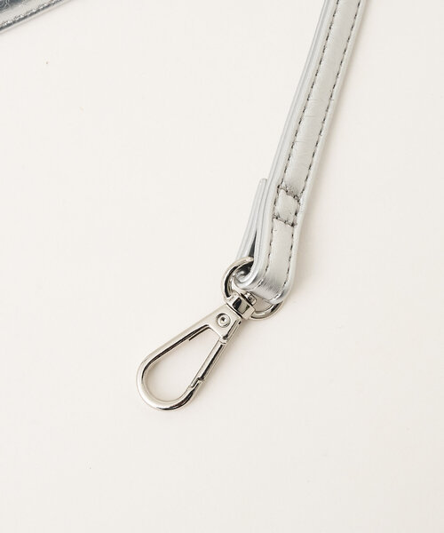 DISCOAT（ディスコート）の「メッシュハンドルミニホーボーバッグ（ショルダーバッグ・レディース・シルバー/キャメル/ブラック・FREE）」の20枚目の写真