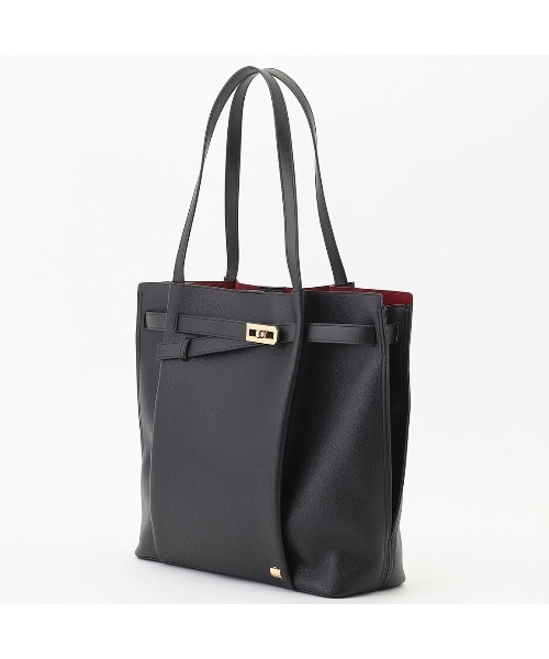 LA BAGAGERIE(ラバガジェリー)の「コンビカラーA4トートバッグ(トートバッグ・レディース・ブラック/グレイッシュベージュ/アイボリー/ダークベージュ・FREE)」の6枚目の写真