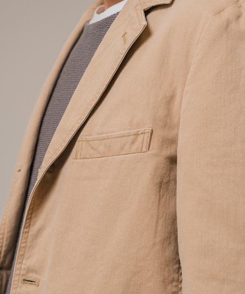 Couture d'adam（クチュールドアダム）の「COUTURE D’ADAM(クチュール ド アダム) Aged Sack JK / Chino（テーラードジャケット・メンズ・ベージュ・40/42）」の9枚目の写真