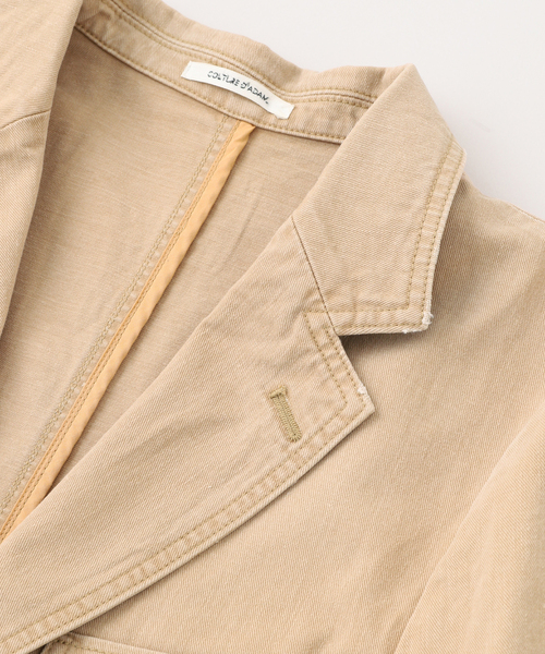 Couture d'adam（クチュールドアダム）の「COUTURE D’ADAM(クチュール ド アダム) Aged Sack JK / Chino（テーラードジャケット・メンズ・ベージュ・40/42）」の15枚目の写真