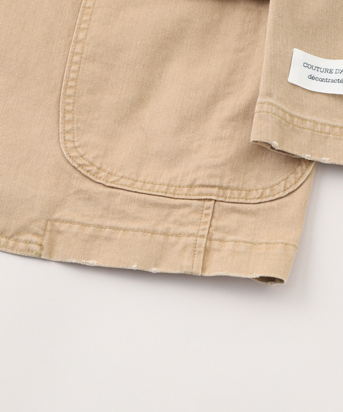 Couture d'adam（クチュールドアダム）の「COUTURE D’ADAM(クチュール ド アダム) Aged Sack JK / Chino（テーラードジャケット・メンズ・ベージュ・40/42）」の17枚目の写真