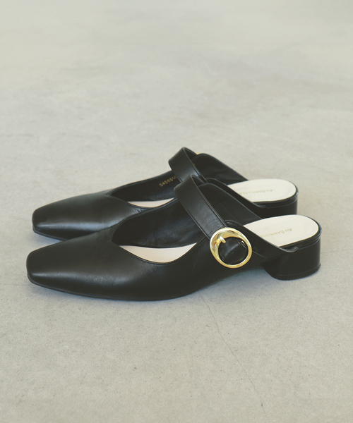 Au BANNISTER(オゥバニスター)の「メリージェーンミュールパンプス(サンダル・レディース・イエロー/ブラック/アイボリー/その他/ピンクゴールド・37/38/36/39/35)」の1枚目の写真