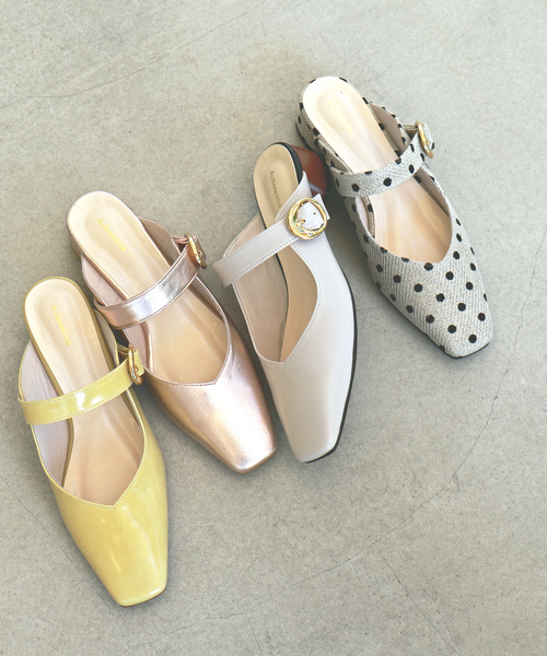 Au BANNISTER(オゥバニスター)の「メリージェーンミュールパンプス(サンダル・レディース・イエロー/ブラック/アイボリー/その他/ピンクゴールド・37/38/36/39/35)」の21枚目の写真