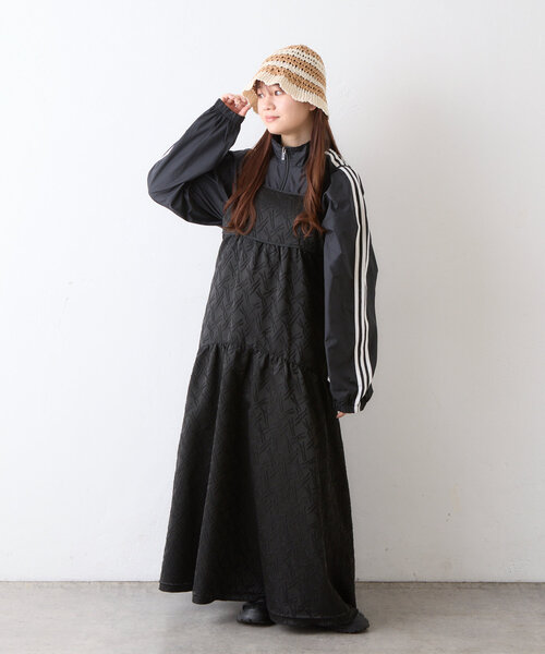 BIRTHDAY BAR（バースデイバー）の「ペーパー編みバケットハット（ハット・レディース・アイボリー/ブラック・0）」の10枚目の写真