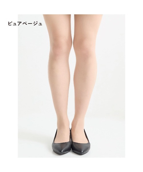 tutuanna（チュチュアンナ）の「【3足組】[感動のストッキング・美肌]素肌感ファンデ級伝線しにくいストッキング（タイツ/ストッキング・レディース・ベージュ系6/ベージュ系7/ベージュ系2/ブラック/ライトベージュ・S-M/M-L/L-XL）」の13枚目の写真