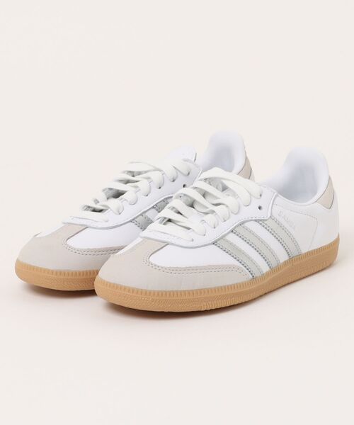 靴 adidas SAMBA OG W FOOTWER 26cm adidas SAMBA OG W FOOTWEAR WHITE/CORE BLACK/FOOTWEAR WHITE