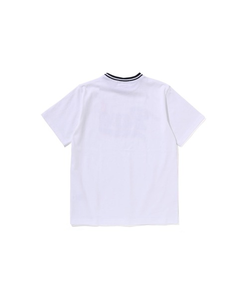 A BATHING APE（アベイシングエイプ）の「BAPE LOGO TEE（Tシャツ/カットソー・キッズ・ホワイト/ネイビー・150/160）」の3枚目の写真