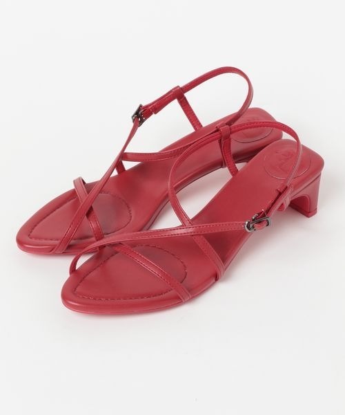 eL(エル)の「【eL】Narrow Strap Sandal/286420(サンダル・レディース・レッド/ブラック・MEDIUM/LARGE)」の17枚目の写真