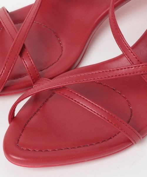 eL(エル)の「【eL】Narrow Strap Sandal/286420(サンダル・レディース・レッド/ブラック・MEDIUM/LARGE)」の18枚目の写真