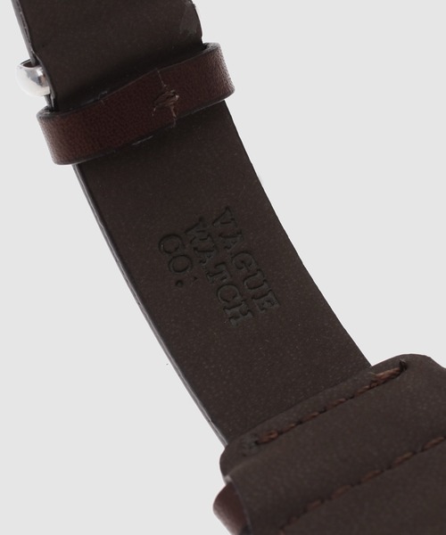 TAKAHIROMIYASHITATheSoloIst.（タカヒロミヤシタザソロイスト）の「coussin type (L) leather belt.（アナログ腕時計・メンズ・ベージュ/ブラック・ONE SIZE）」の7枚目の写真