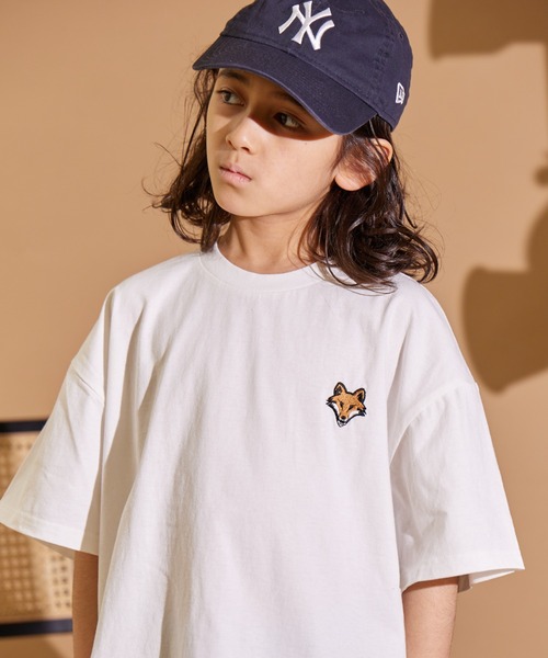 MEDM 小菊 刺繍 半袖 Tシャツ ロゴ ルーズ ストリート 男女兼用 セール】【遮熱】【PAIRMANON STREET】胸刺繍 半袖 オーバー