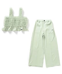 オールインワン風フリルセットアップ