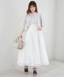 MAJESTIC LEGON（マジェスティックレゴン）の「ハイウエストバックレースアップスカート（スカート）」
