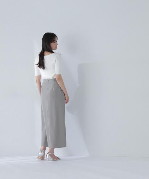 NATURAL BEAUTY BASIC(ナチュラルビューティーベーシック)の「◇ショルダースリットニット(ニット/セーター・レディース・ブラウン/ブラック/オフホワイト・FREE)」の13枚目の写真