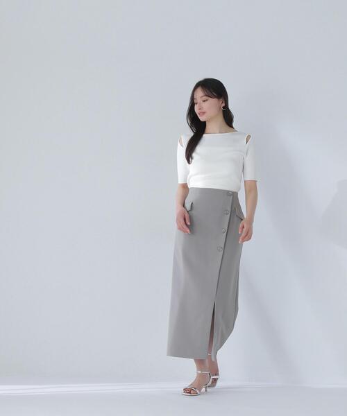 NATURAL BEAUTY BASIC(ナチュラルビューティーベーシック)の「◇ショルダースリットニット(ニット/セーター・レディース・ブラウン/ブラック/オフホワイト・FREE)」の17枚目の写真