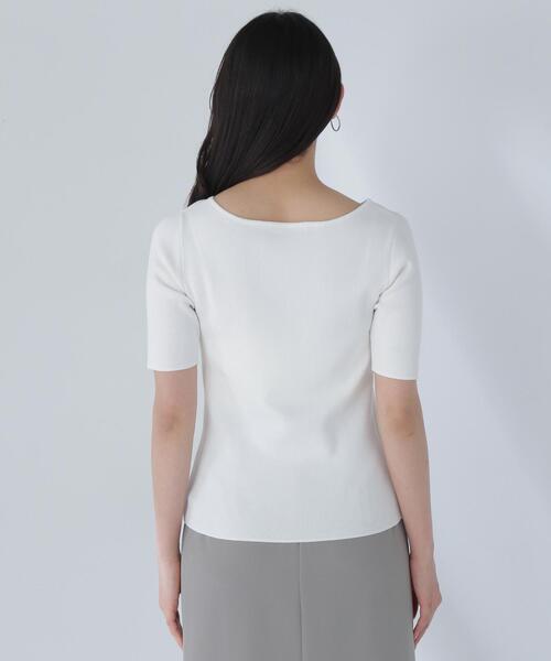 NATURAL BEAUTY BASIC(ナチュラルビューティーベーシック)の「◇ショルダースリットニット(ニット/セーター・レディース・ブラウン/ブラック/オフホワイト・FREE)」の21枚目の写真