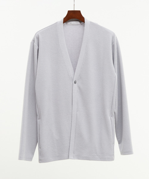 MEN'S MELROSE（メンズメルローズ）の「トロミブリスターワンボタンカーディガン（カーディガン/ボレロ・メンズ・ネイビー/ライトグレー/ブラウン・2/4/3）」の11枚目の写真