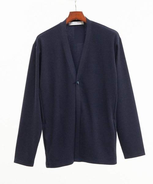MEN'S MELROSE（メンズメルローズ）の「トロミブリスターワンボタンカーディガン（カーディガン/ボレロ・メンズ・ネイビー/ライトグレー/ブラウン・2/4/3）」の15枚目の写真