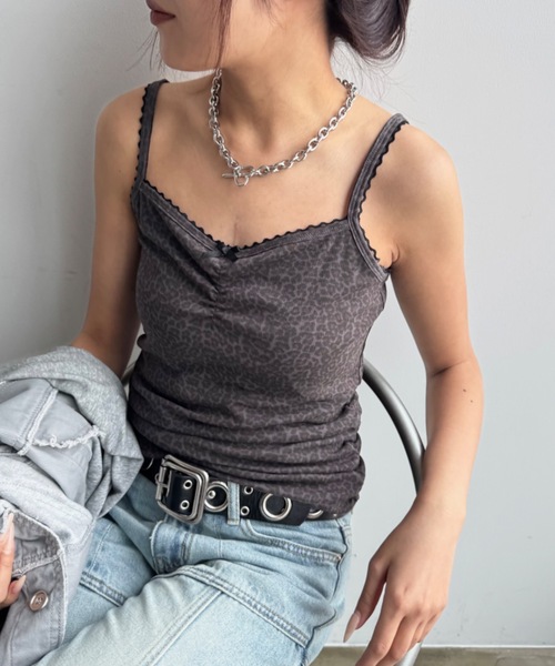 MOUSSY レオパード　キャミソール　なるも MOUSSY レオパード キャミソール なるも様専用 - メルカリ
