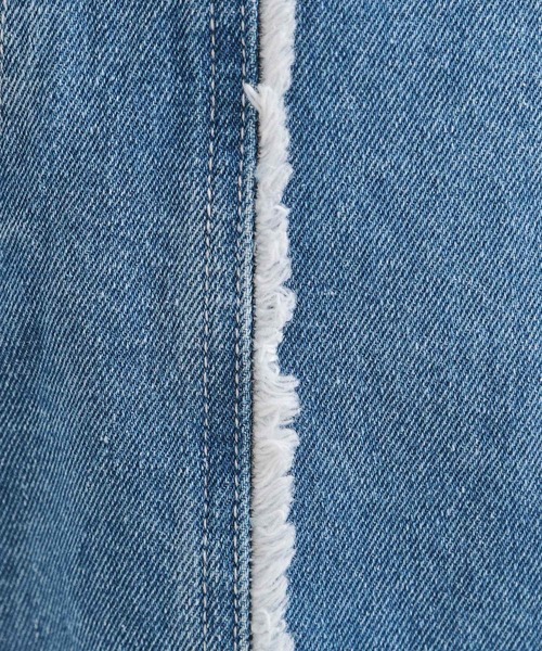 PINK-latte（ピンクラテ）の「センターフリンジデニムパンツ（その他パンツ・キッズ・ベビーピンク/ブルー系その他5/ブラック系3・13/14/15 /16）」の7枚目の写真