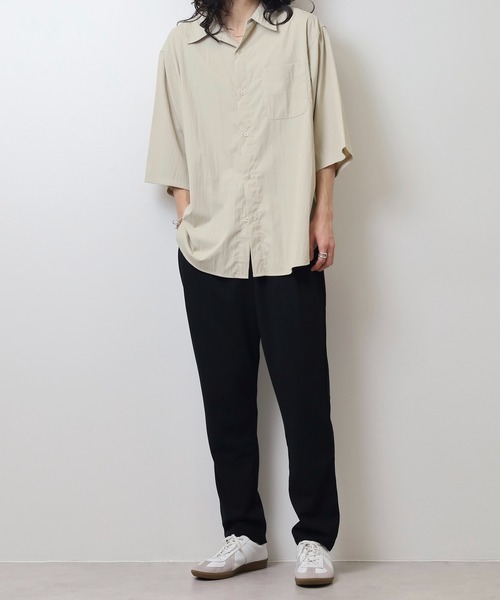 FUNALIVE（ファンアライブ）の「吸水速乾　UVカット　ストレッチ　ジョーゼット　テーパードパンツ（その他パンツ・メンズ・グレー/グレイッシュブルー/ブラック・M/L/LL）」の7枚目の写真