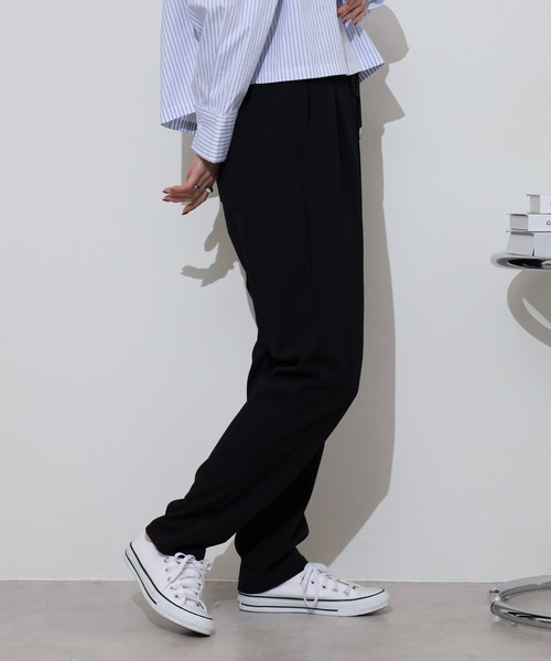 FUNALIVE（ファンアライブ）の「吸水速乾　UVカット　ストレッチ　ジョーゼット　テーパードパンツ（その他パンツ・メンズ・グレー/グレイッシュブルー/ブラック・M/L/LL）」の19枚目の写真