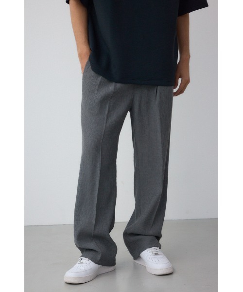 AZUL by moussy(アズールバイマウジー)の「楊柳イージースラックス(スラックス・メンズ・ブラック/カーキ/グレー・MEDIUM/LARGE)」の3枚目の写真