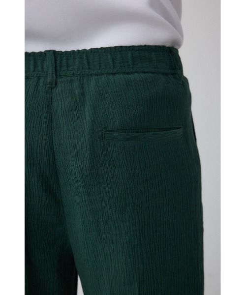 AZUL by moussy(アズールバイマウジー)の「楊柳イージースラックス(スラックス・メンズ・ブラック/カーキ/グレー・MEDIUM/LARGE)」の6枚目の写真