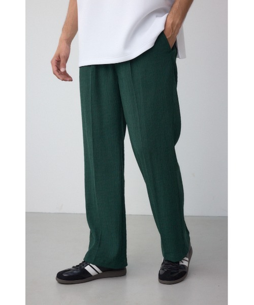AZUL by moussy(アズールバイマウジー)の「楊柳イージースラックス(スラックス・メンズ・ブラック/カーキ/グレー・MEDIUM/LARGE)」の13枚目の写真