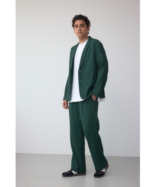 AZUL by moussy(アズールバイマウジー)の「楊柳イージースラックス(スラックス・メンズ・ブラック/カーキ/グレー・MEDIUM/LARGE)」の12枚目の写真