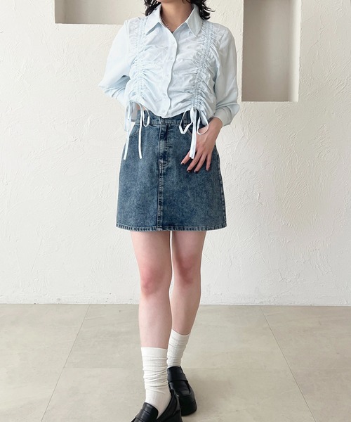 apres jour（アプレジュール）の「アソートドロストシャツ（シャツ/ブラウス・レディース・ライトイエロー/ブルー/オフホワイト/ブルー系その他/ピンク系その他・X-LARGE/フリー）」の19枚目の写真