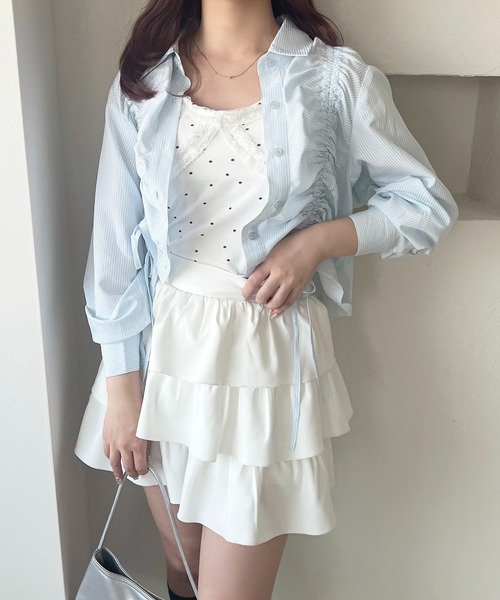 apres jour（アプレジュール）の「アソートドロストシャツ（シャツ/ブラウス・レディース・ライトイエロー/ブルー/オフホワイト/ブルー系その他/ピンク系その他・X-LARGE/フリー）」の13枚目の写真