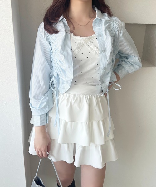 apres jour（アプレジュール）の「アソートドロストシャツ（シャツ/ブラウス・レディース・ライトイエロー/ブルー/オフホワイト/ブルー系その他/ピンク系その他・X-LARGE/フリー）」の14枚目の写真